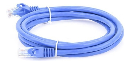 Patch Cord Cable Parcheo Red Utp Cat 6 2 Metros Azul