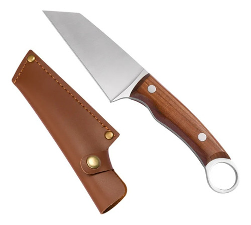 Cuchillo Carnicero Caza Deshuesado Acampar Forjado Msg647