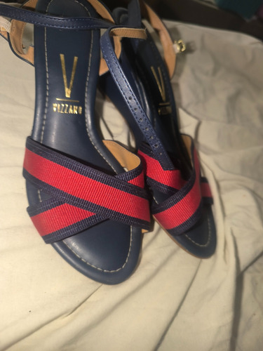 Zapato Vizzano Azul Y Rojo 39