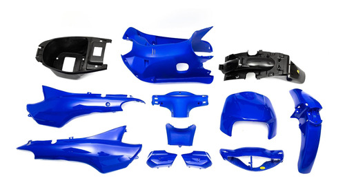 Kit Plasticos Completo Gilera Smash / Bit / Energy Azul Vc