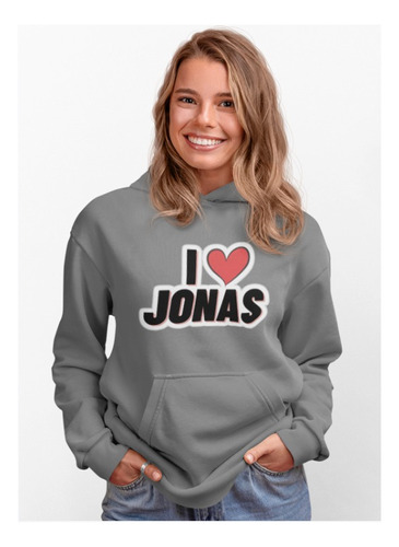 Poleron Unisex Jonas Brothers Banda Corazon Estampado