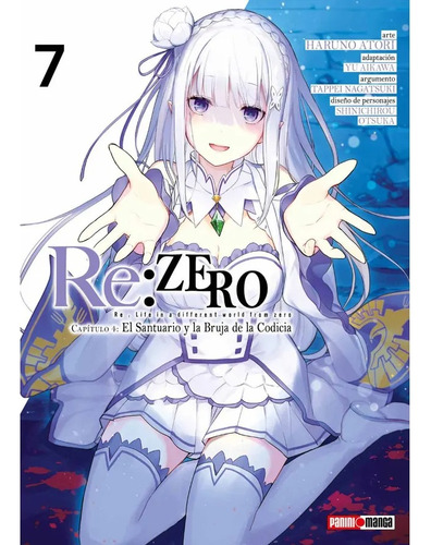 Re: Zero (chapter Four) Tomo #7 - Panini Manga - Nuevo