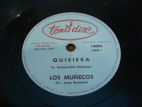 Pasta Los Muñecos Tono Disc C77