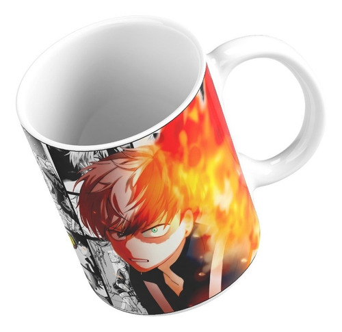 Taza Mug 11oz Anime My Hero Boku No Academia Todoroki Shoto