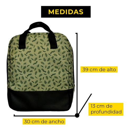 Imagen 5 de 10 de Equipo De Mate Premium Mochila Termo De Acero Green