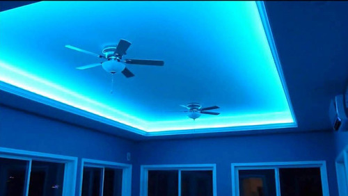 Imagen 3 de 10 de Tira Led Rgb 3528 5m Siliconadas Exterior + Fuente + Control