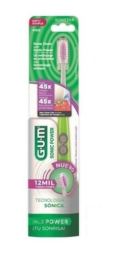 Cepillo Dental Gum Sonic Power Deep Clean Suave X 1 Un