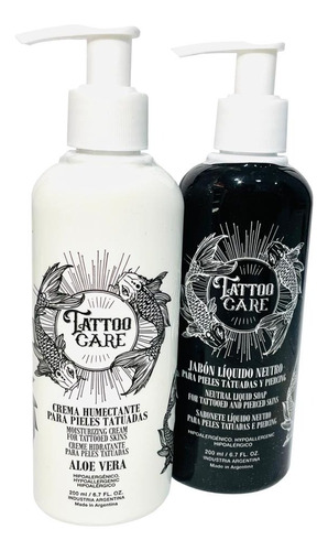 Combo Crema Tattoo Care + Jabon Neutro - Higiene Tatuaje