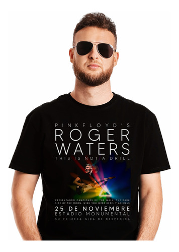 Polera Roger Waters Tour En Chile 23 Poster Rock Abominatron