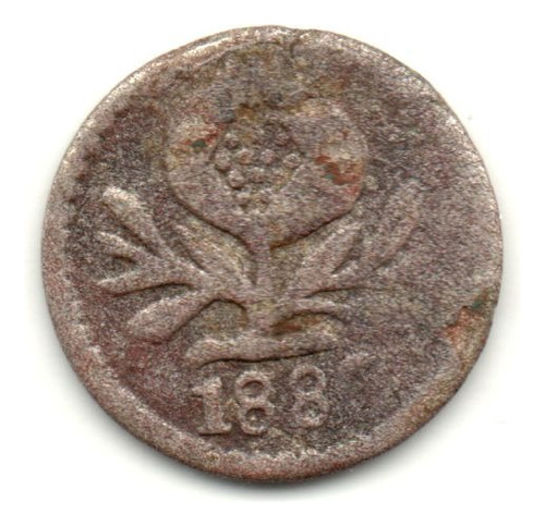 Moneda Colombia 1/4 Décimo 1880 Popayán 