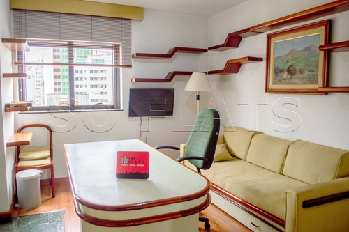Imagem 1 de 15 de The Plaza - Flat Próximo A Av Paulista 1 Dormitório 45m² Com Sacada - Sf32560