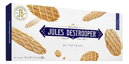 Biscoito Jules Destrooper Butter Crisps 100g Amanteigado 