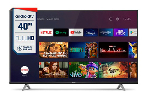 Smart TV portátil Hitachi CDH-LE40SMART19 LED Android Oreo Full HD 40" 100V/240V