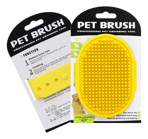 ..cepillo De Baño Verde For Mascotas, Cepillo De Limpieza P
