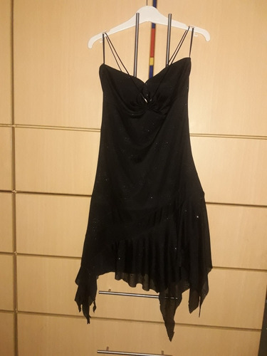 Vestido Negro Fiesta Talla S Como Remato