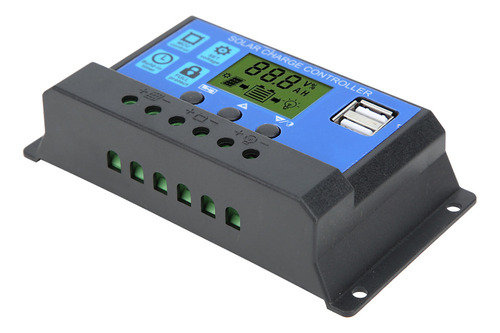 Controlador De Panel Solar Pantalla Lcd Control De Carga De