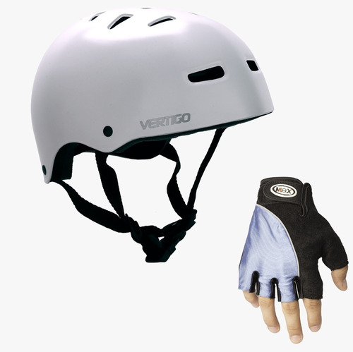 Casco Vertigo Free Style,bici,rollers + Guante. En Gravedadx