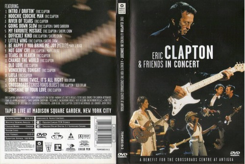 Dvd Eric Clapton And Friends In Concert