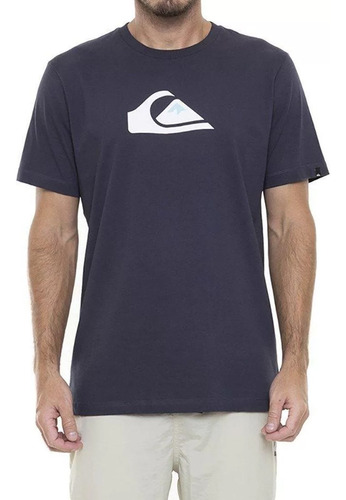 Camiseta Quiksilver Comp Logo Masculino - Marinho