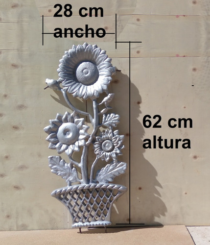 Figura Para Herreria Adorno Flores Girasoles Aluminio | Envío gratis Figura Para Herreria Adorno Flores Girasoles Aluminio | Envío gratis