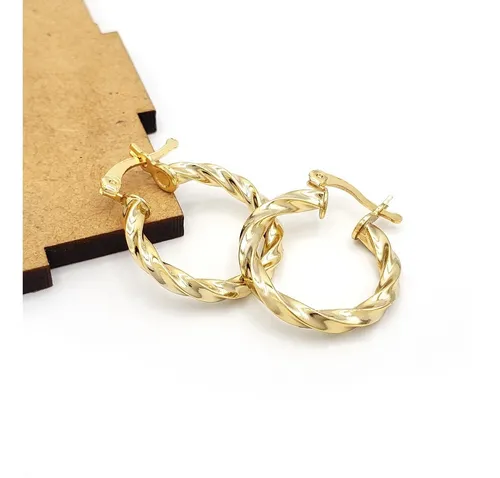 Aretes Candongas Oro Laminado 18k Iconic Store