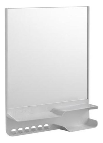 Armario Banheiro Plastico Astra Ae1 Externo 26,5x35 Branco  