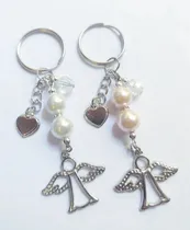 Comprar Llavero Ángel Souvenir+bolsita Vidrio Bautismo Comunión X20