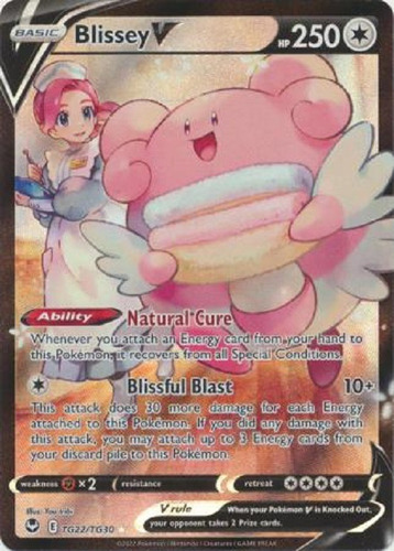 Blissey V Tg22/tg30 Ultra Raro Pokemon Tcg