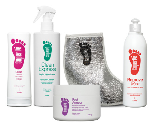 Kit Blindagem Podal Hidratação Com Remove De 220ml