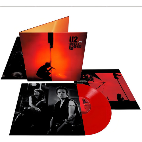U2 Lp Color Under A Blood Red Sky Lacrado, versión limitada del álbum número 40 de la tienda de discos