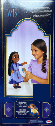Muñeca Asha Disney Wish Set De Juego Aventurera 33 Cm Altura