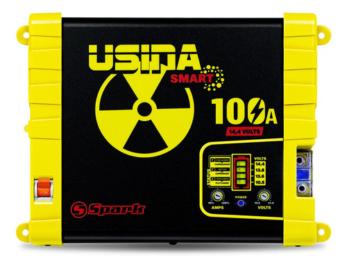 Imagem 1 de 6 de Fonte Carregador Usina 100a Battery Meter Bivolt Full