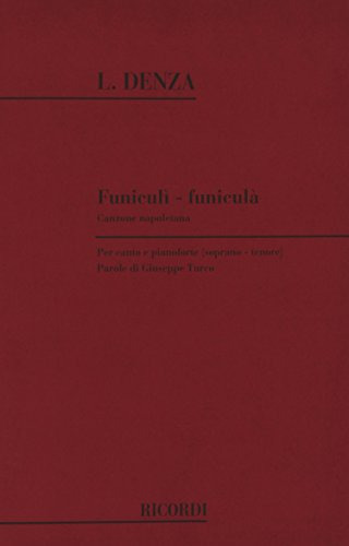 Livro Funiculi Funicula S Tep De Denza L Ricordi