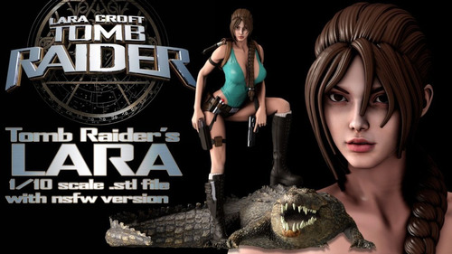 Archivo Stl Impresión 3d - Tomb Raider - Lara Croft - Pggast