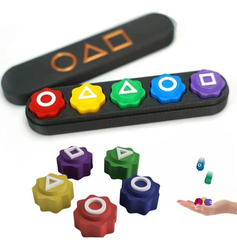 Juego Gonggi Korean Game Traditional Stones, 1 Juego Con Squ