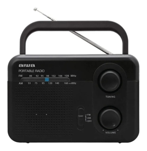 Radio Electrica Y A Pila Portatil  Aiwa 2 Años De Garantia
