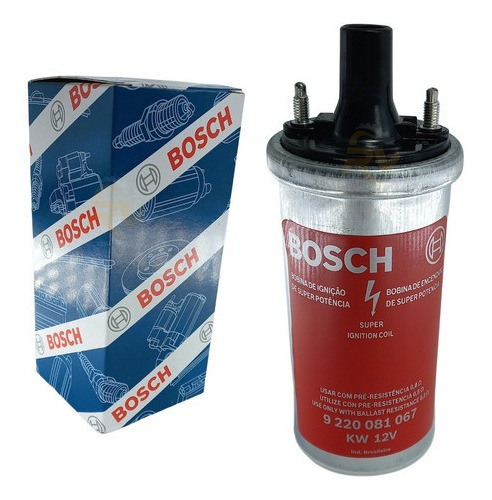  Bobina Ignição Bosch 067 Fusca Kombi 1300 1600 Chevette Gol