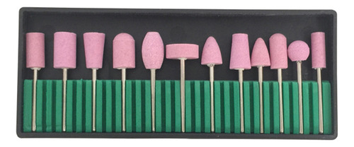 12 Peças De Brocas Para Unhas, Limpador De Cutículas, Escova