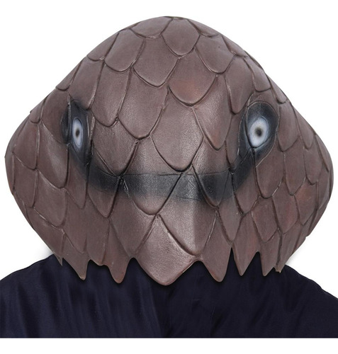 Capa De Rosto De Cobra Assustadora De Halloween Horror Latex