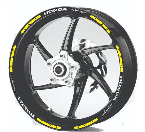 Imagen 2 de 10 de Calcos Honda Llantas + Regalo - 00150 Graficastuning