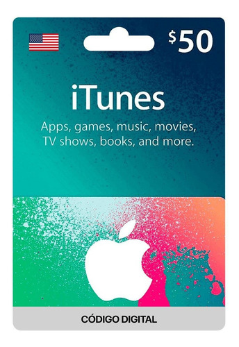 Gift Card Itunes $50 Código Digital