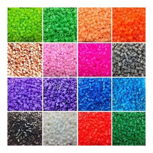 Gift 1000 Pieces Of 5mm Perler Beads Colorful Hama Bead 2024