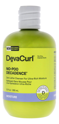 Shampoo Devacural No-poo Decadence Cleaner 355ml