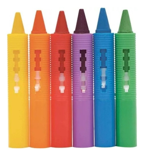 Set De Crayones X6 Para Baño 