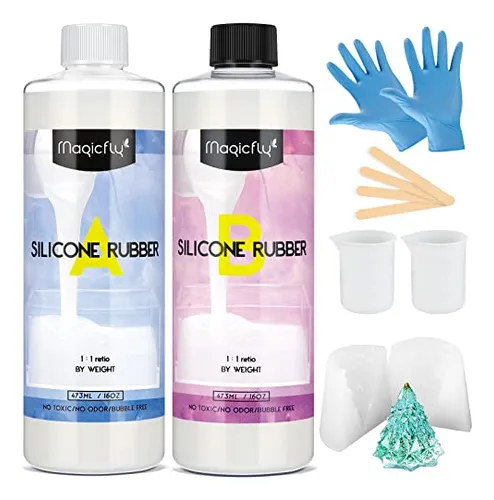 Magicfly Silicone Mold Making Kit 32oz, Mold Making Rubber,