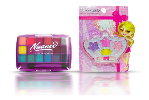 Imagem 6 de 8 de Kit De Maquiagem Infantil Completo Com Tiara + Brindes Bz131