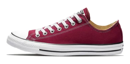 Converse sales guindas mujer