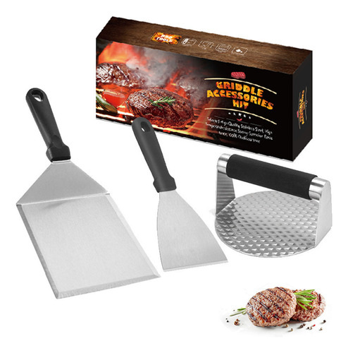 Juego De Herramientas Para Barbacoa De Acero Inoxidable Para