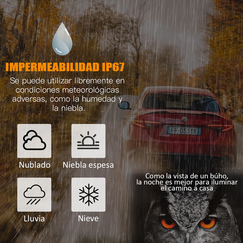 Faros Auxiliares Led 80w Para Luz Alta/baja P/auto/moto 2 Ud