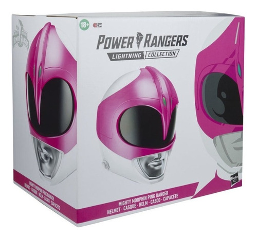 Power Rangers Casco Ranger Rosada Lightning Collection